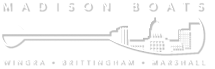 Madison Boats White Logo